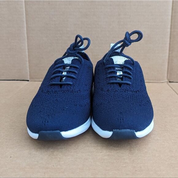 Cole Haan ZerØgrand Stitchlite Wingtip Oxford Blue Shoe Womens Size 5 - Picture 3 of 8